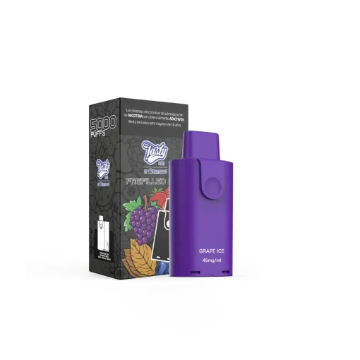 Recarga Tasty Pod 5K – Pod Desechable 5000 Puffs 10ml - Grape Ice - Imagen 2